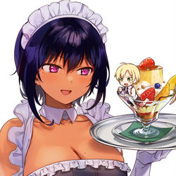 This is a pixiv picture whose title is 🍮.