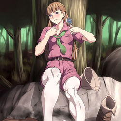 This is a pixiv picture whose title is 「なんで迷うのよ…」.