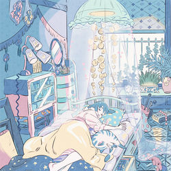 This is a pixiv picture whose title is 🛏𝑺𝒍𝒆𝒆𝒑𝒊𝒏𝒈💫.