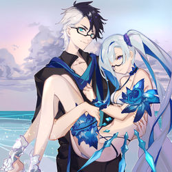 This is a pixiv picture whose title is 水着.