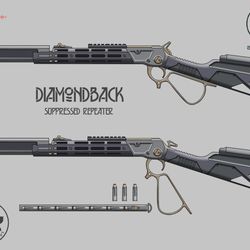 This is a pixiv picture whose title is Diamondback (钻背蛇）.