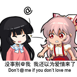 This is a pixiv picture whose title is 东方Project-藤原妹红.
