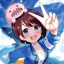 This is a pixiv picture whose title is ひよりん、茨城に立つ！.
