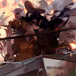 This is a pixiv picture whose title is はよ乗れや.