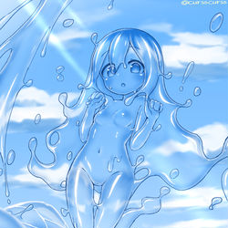 This is a pixiv picture whose title is お水スライムちゃん.