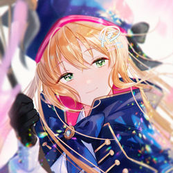 This is a pixiv picture whose title is ５周年の魔法少女.