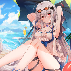 This is a pixiv picture whose title is スカジ.