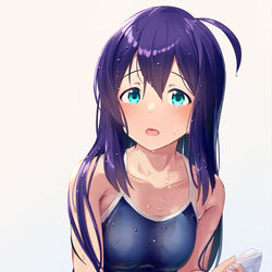 This is a pixiv picture whose title is スク水杏奈.