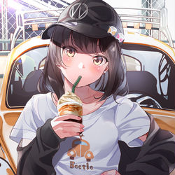 This is a pixiv picture whose title is フォルクスワーゲン系女子🚗.