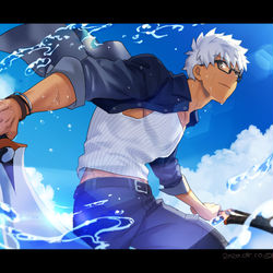 This is a pixiv picture whose title is サマー・カジュアル.