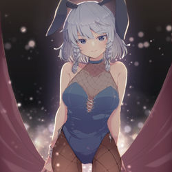 This is a pixiv picture whose title is バニーガール咲夜.