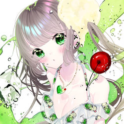 This is a pixiv picture whose title is メロンソーダ.