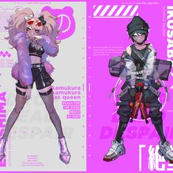This is a pixiv picture whose title is 絶望フ-ァッション.