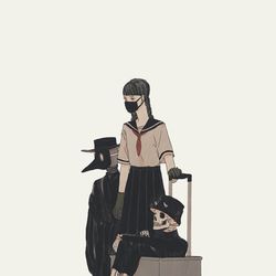 This is a pixiv picture whose title is A picnic with sisters..