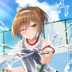 This is a pixiv picture whose title is プール掃除.