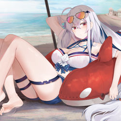 This is a pixiv picture whose title is 斯卡蒂.