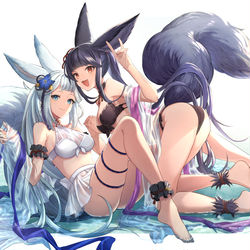 This is a pixiv picture whose title is 水着ユエソシ.