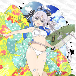 This is a pixiv picture whose title is 水着洲.