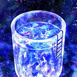 This is a pixiv picture whose title is 天色の憂鬱.