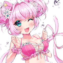 This is a pixiv picture whose title is SB69 ビビビビーチ ロージア♡.