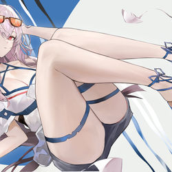 This is a pixiv picture whose title is 夏のスカジ.