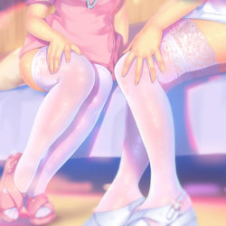 This is a pixiv picture whose title is 百合看护士x2.