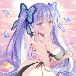 This is a pixiv picture whose title is もうすぐ夜だね.