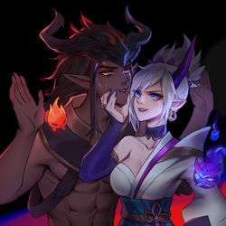 This is a pixiv picture whose title is Nightbringer？.