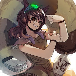 This is a pixiv picture whose title is マミゾウ.