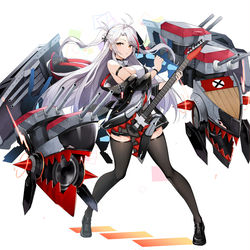 This is a pixiv picture whose title is プリンツ・オイゲン-μ兵裝-.