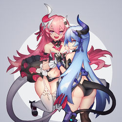 This is a pixiv picture whose title is 阿琳姐妹.