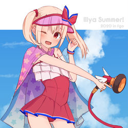 This is a pixiv picture whose title is 水着イリヤ＠fgo.