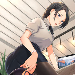 This is a pixiv picture whose title is きにするOLさん.
