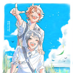 This is a pixiv picture whose title is アオハルだよ.