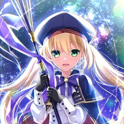 This is a pixiv picture whose title is キャスターアルトリア.