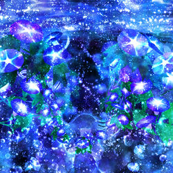 This is a pixiv picture whose title is 水中花.