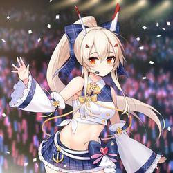 This is a pixiv picture whose title is アイドル綾波.