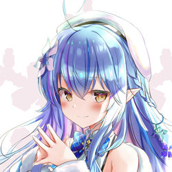 This is a pixiv picture whose title is ホロライブ5期生　雪花ラミィ.