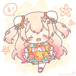 This is a pixiv picture whose title is 桃鈴ねねちゃん🥟.