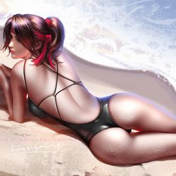 This is a pixiv picture whose title is Jessie Swimsuit.