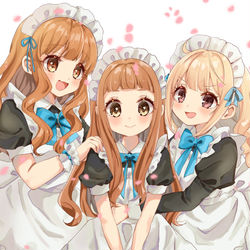 This is a pixiv picture whose title is メイドあんになきらり！.