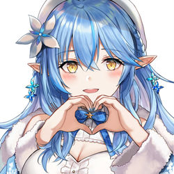This is a pixiv picture whose title is ラミィハート.