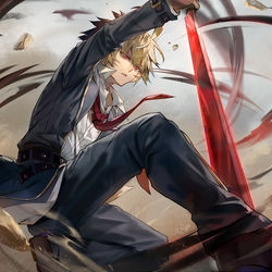 This is a pixiv picture whose title is ハイド.