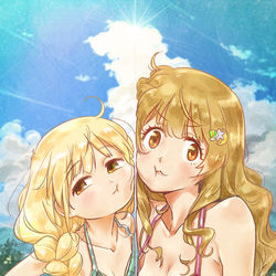 This is a pixiv picture whose title is 渚のあんきら.