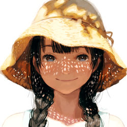 This is a pixiv picture whose title is あつい日.
