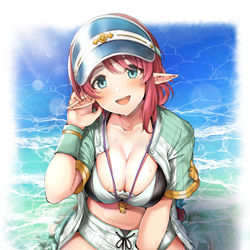 This is a pixiv picture whose title is ミサト先生と過ごした夏.
