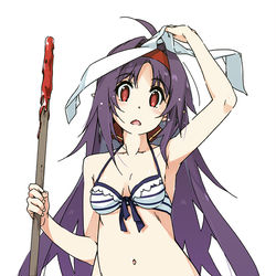 This is a pixiv picture whose title is スイカ割り(隠語.