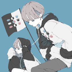 This is a pixiv picture whose title is パーカー姉弟。.