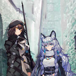 This is a pixiv picture whose title is プラマニクスとプリュム.