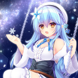 This is a pixiv picture whose title is 雪花ラミィ.